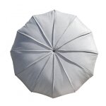 Pouf extrieur flottant oursin gris xl