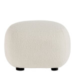 Pouf lisette en bouclette - cr�me