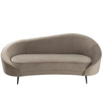Sofa elisabeth textile argente