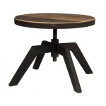 Table basse ronde juliette style industriel