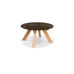 Table basse style japandi bois massif naturel allegro