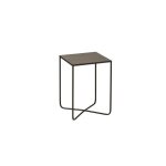 Table gigogne pied croix mtal noir