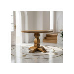 Table  manger ronde manguier style rustique 150cm