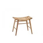 Tabouret alis teck naturel