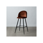 Tabouret de bar haut tuile tissu - mtal
