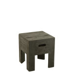Tabouret will bois de pin noir