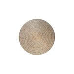 Tapis bohème chic naturel en raphia, agave, palmier 100cm Tapis bohème chic naturel en raphia, agave, palmier 100cm