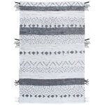 Tapis callista blanc et noir 180