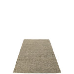 Tapis tiss� polyester �cru / vert olive