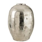 Vase arrondi arya mtal argent
