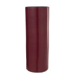 Vase flexible ceramique fuschia large