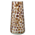 Vase gerard en verre ambre