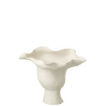 Vase large helix irr�gulier c�ramique blanc