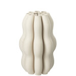 Vase naos ceramique beige large