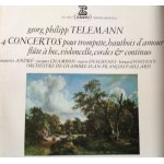 4 concertos pour trompette, hautbois d'amour, fl�te a bec, violoncelle, cordes & continuo jean - fran�ois ...