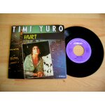 45 tours single / hurt - 2 titres pochette portrait couleur sur fond de gratte - ciel / milan