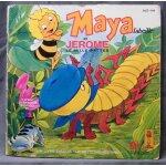 ?? 45 t vinyl - maya l'abeille et jerome le le mille - pattes - livre disque ??