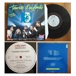 Album lp 33t 12  vinyle tournee d'enfoires  c'est des mecs y chantent ! johnny hallyday , jean - jacques ...