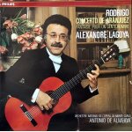 Alexandre lagoya - disque vinyle lp 33 tours - philips 412 095 - rodrigo : concerto de aranjuez, fantaisie ...