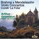 Arthur grumiaux - brahms & mendellsohn violin concertos; corelli la follia [compact discs]