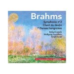 Cd musique classique diapason brahms : symphonie n 2, chant du destin et 7 danses hongroises