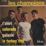 Les champions: t'shirt 45t 17cm vinyl