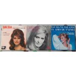 Dalida lot de 3 vinyles 45 tours (1 ep et 2 sp) : les couleurs de l'amour - chaque instant de chaque ...