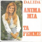Dalida : anima mia / ta femme [vinyle 45 tours 7 ] 1974
