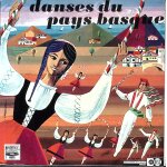 Danses du pays basque - igandeak - mini 33 tours 17 cm - livre disque avec les partitions