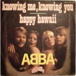 Disque sp 45t 7  vinyle de abba   knowing me knowing you 2 titres de 1976, made in france