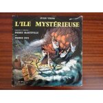 Disque vinyle 33t l'le mysterieuse. avec pierre marteville dans le role du capitaine nemo