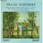 Disque vinyle 33t quiquette pour piano et cordes en la majeur, quinquette pour guitare flute violon et ...