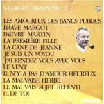 Disque vynile 33t les amoureux des bancs publics / brave margot / pauvre martin / la premiere fille / ...