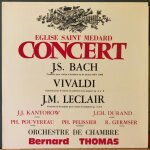 Eglise saint m�dard concert : j s bach : concerto pour violon et hautbois en do. . .