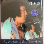 Elvis presley my it's been a long long time greensboro coliseum 30 / 06 / 1976 e. s 2 vinyls bleu album ...