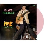 Elvis presley on fire in toledo 1956 vinyl rose 45 rpm ep gatefold 4 titres combi cd 5 titres etui cartonn� ...