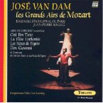 Grands airs des operas de mozart van dam, bar.