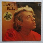 Jacques brel - disque vinyle lp 33 tours - philips 9101074 - disque d'or