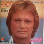 Je vais a rio - c'est comme ca que l'on s'est aime disques vinyles - claude fran�ois