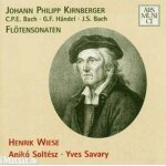 Kirnberger : sonates pour fl�te avec la basse continue no. 3 en mi b�mol majeur et no. 9 en sol mineur, ...