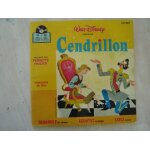Livre 24 pages sans disque / walt disney   cendrillon  * ads 1982