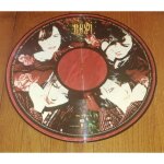 Maxi 45t 12 ; picture disc vinyle buzy  ; le ciel est rouge  ; 4 versions 1993 trema electronic pop europop ...