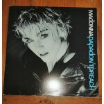 Maxi 45t 12 ; vinyle madonna  ; papa don't preach  ; 2 titres 1986 , made in canada , sire records electronic ...