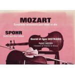 Mozart symphonie concertante en mi b�mol majeur pour violon et alto (k. 364) spohr duettoii pour deux ...