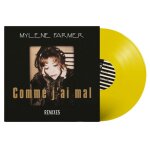 Mylene farmer maxi 45tours vinyle comme j'ai mal exclusivit� couleur jaune
