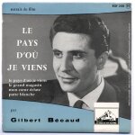 Le pays d'o� je viens / le grand magasin / patte blanche / mon coeur eclate (paroles: louis amade & pierre ...