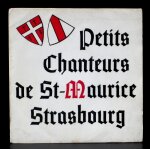 Petits chanteurs de saint - maurice de strasbourg roger seiter antoine veste 1970
