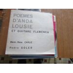 Poemes d andalousie et guitare flamenca / coplas / garcia loeca