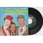 Rare 45t ep alex et francini avec bernard haller voil� les clowns cirque