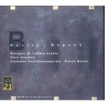Rpons, pour 2 pianos, harpe, vibraphone, glock, cimbalum, orchestre et electronique, dialogue de l'ombre ...